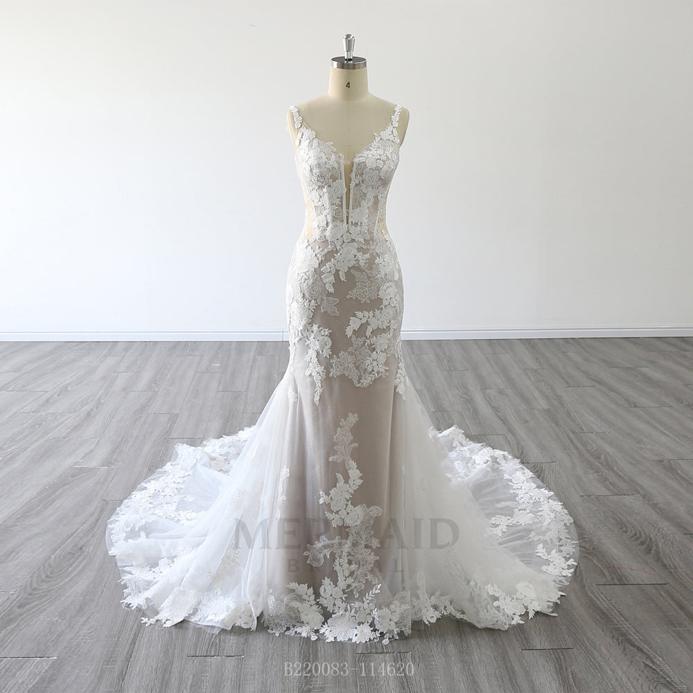 2023 mermaid wedding dress 50+ Wedding Dress Trends 2023 : Super-fitted mermaid wedding gown