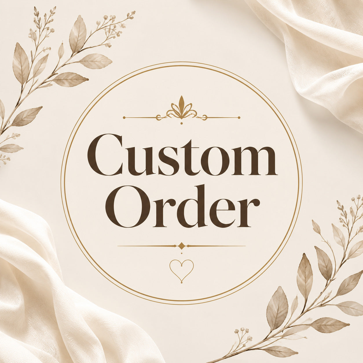 Custom Order For Wedding Dress